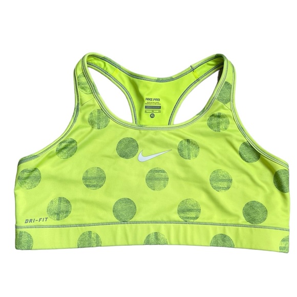 Nike Other - Nike Pro Women Compression Bra XL Green